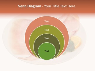A Piece Of Raw Chicken On A Plate With Parsley PowerPoint Template