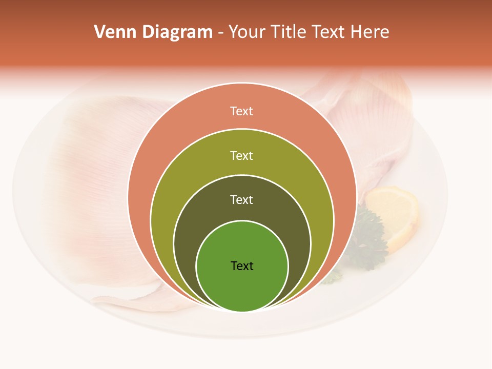 A Piece Of Raw Chicken On A Plate With Parsley PowerPoint Template