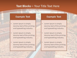 A Train On A Train Track With A Sky Background PowerPoint Template