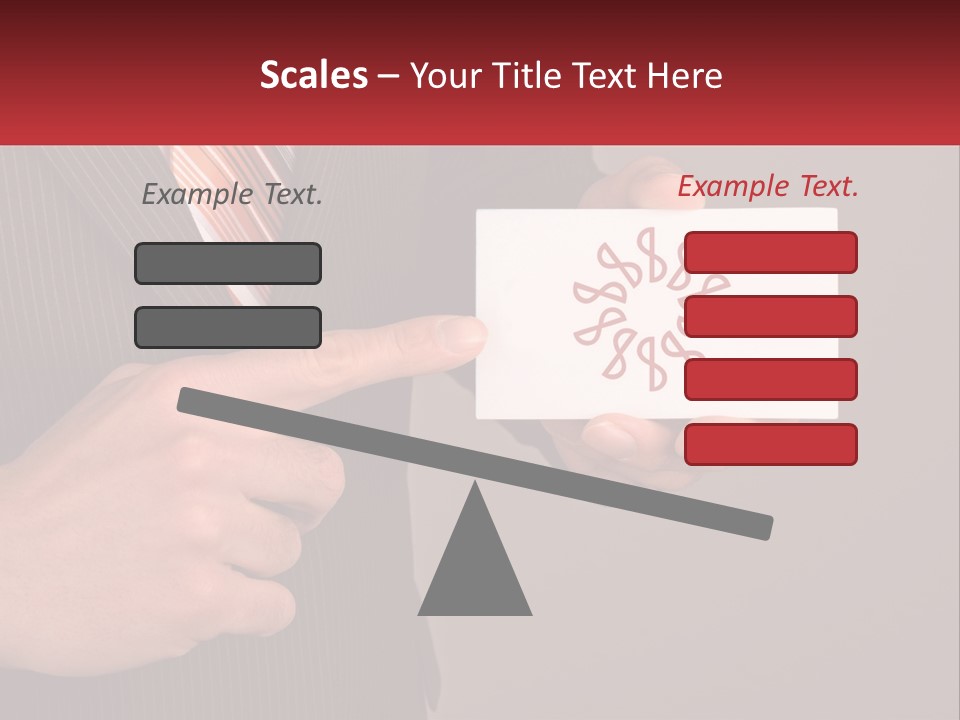 A Man In A Suit Pointing At A Business Card PowerPoint Template