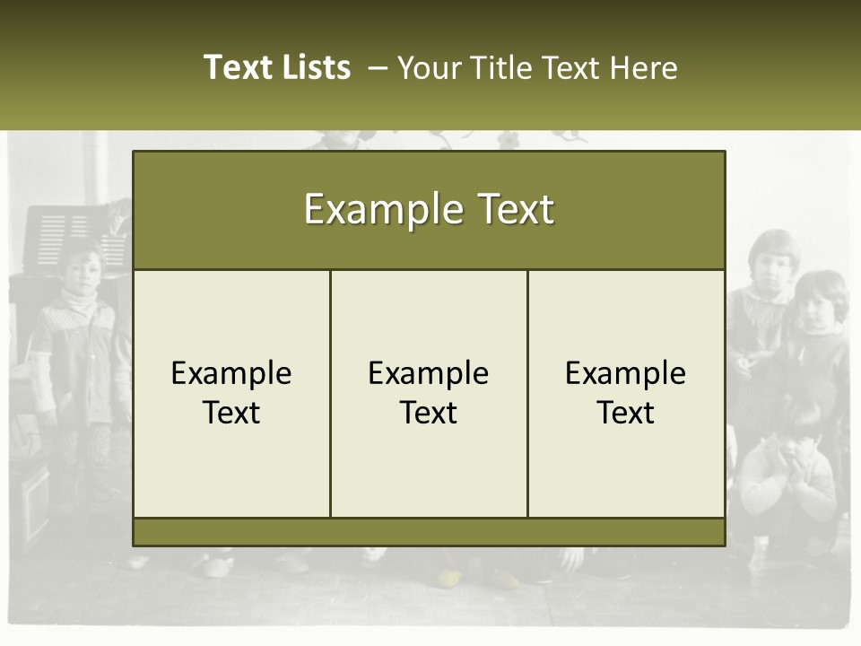 A Group Of Children Posing For A Picture PowerPoint Template