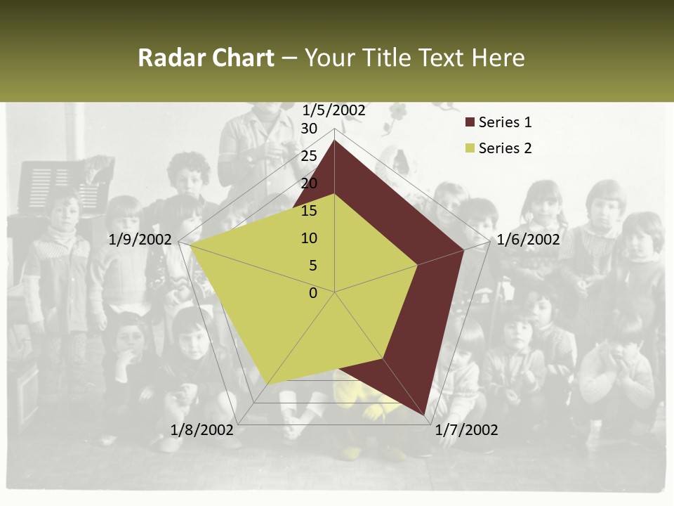 A Group Of Children Posing For A Picture PowerPoint Template