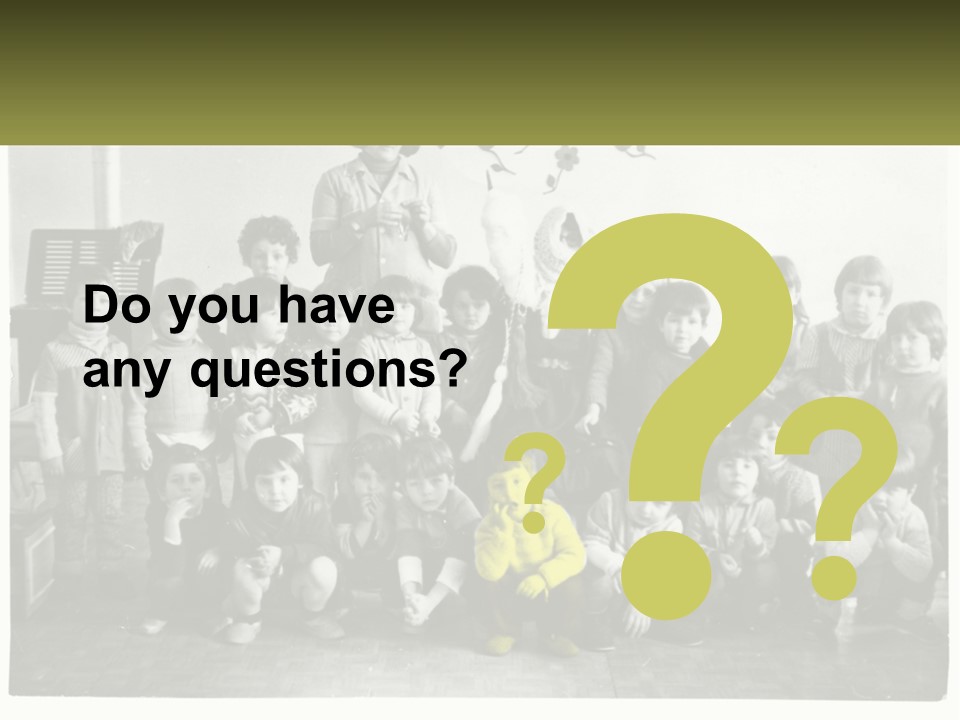 A Group Of Children Posing For A Picture PowerPoint Template