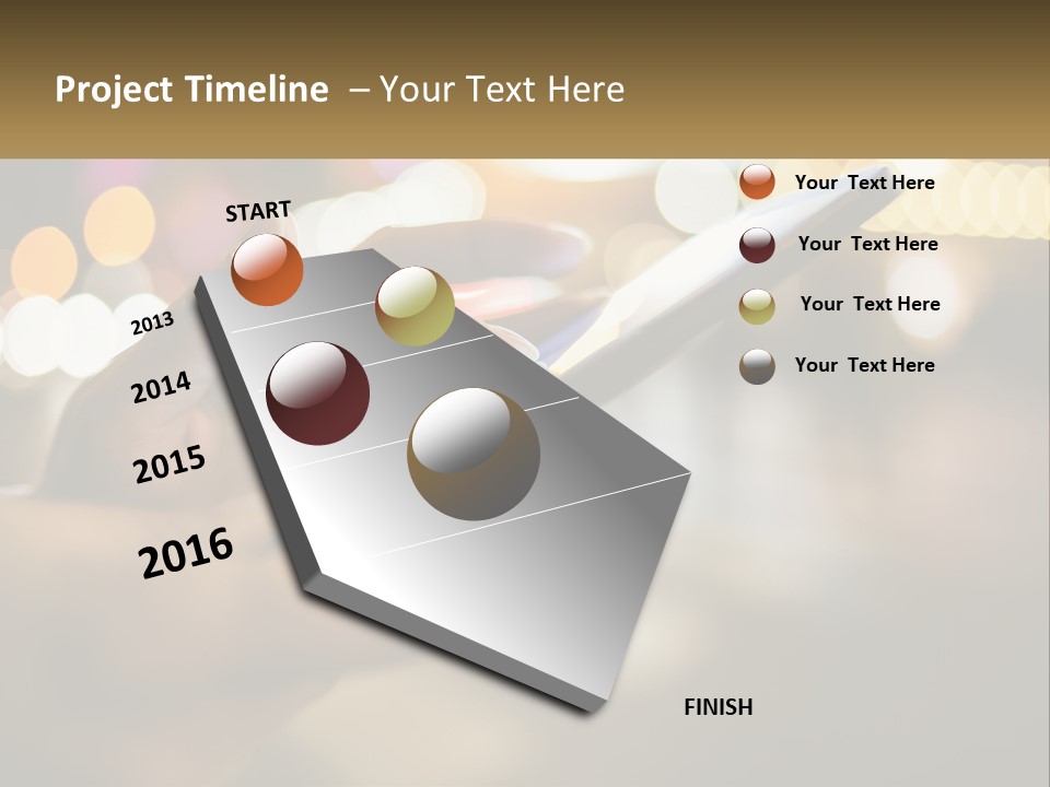 A Person Using A Cell Phone In A City At Night PowerPoint Template