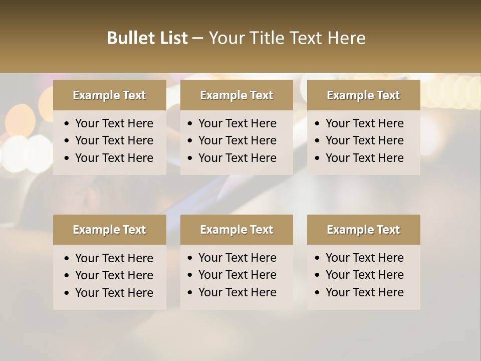 A Person Using A Cell Phone In A City At Night PowerPoint Template