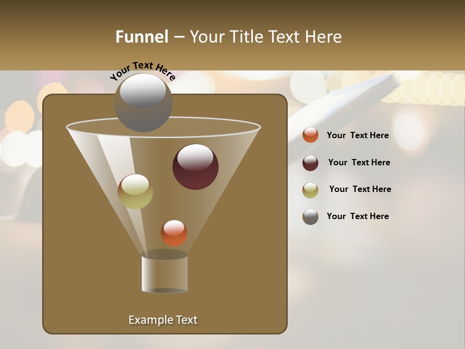 A Person Using A Cell Phone In A City At Night PowerPoint Template