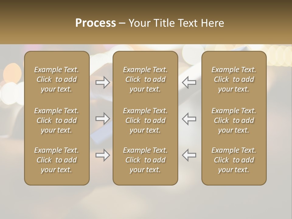 A Person Using A Cell Phone In A City At Night PowerPoint Template
