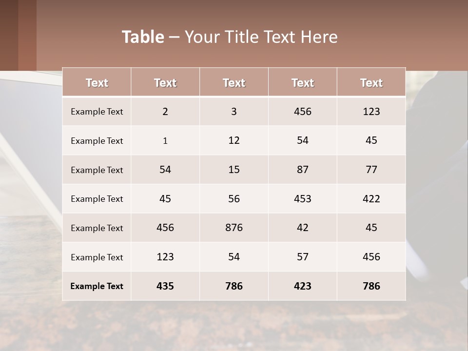 A Person Typing On A Laptop On A Table PowerPoint Template