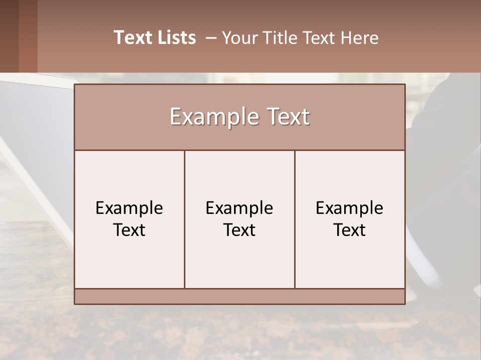 A Person Typing On A Laptop On A Table PowerPoint Template