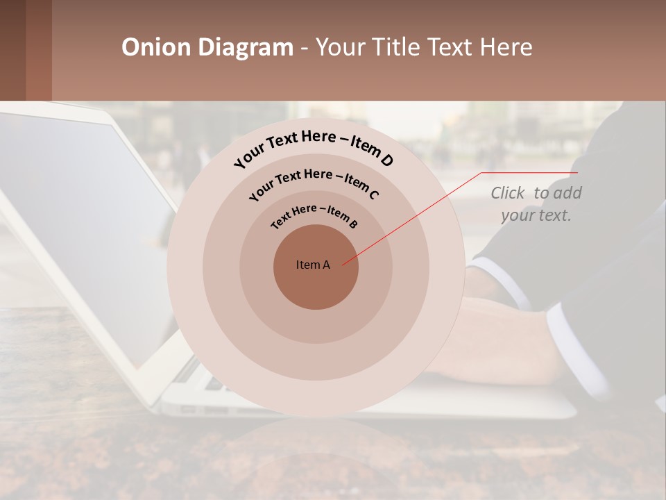 A Person Typing On A Laptop On A Table PowerPoint Template