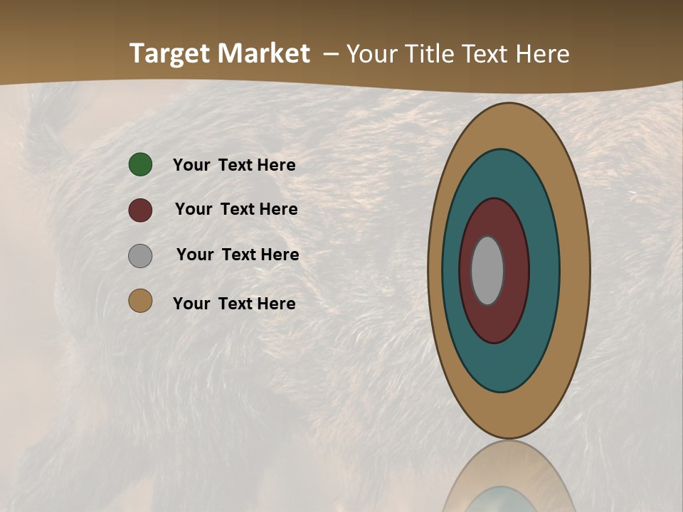 A Brown Bear Walking Across A Dry Grass Covered Field PowerPoint Template