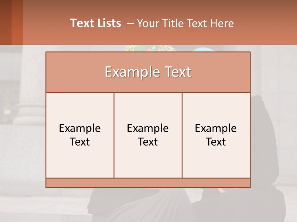Two Women In Hijabs Are Sitting On A Bench PowerPoint Template
