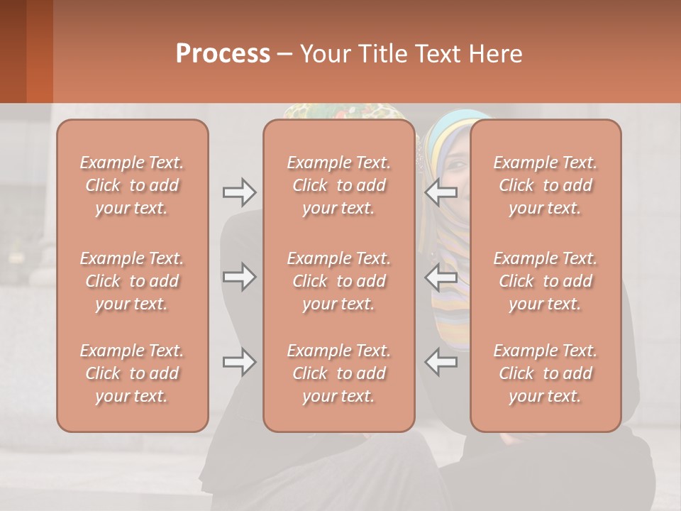 Two Women In Hijabs Are Sitting On A Bench PowerPoint Template
