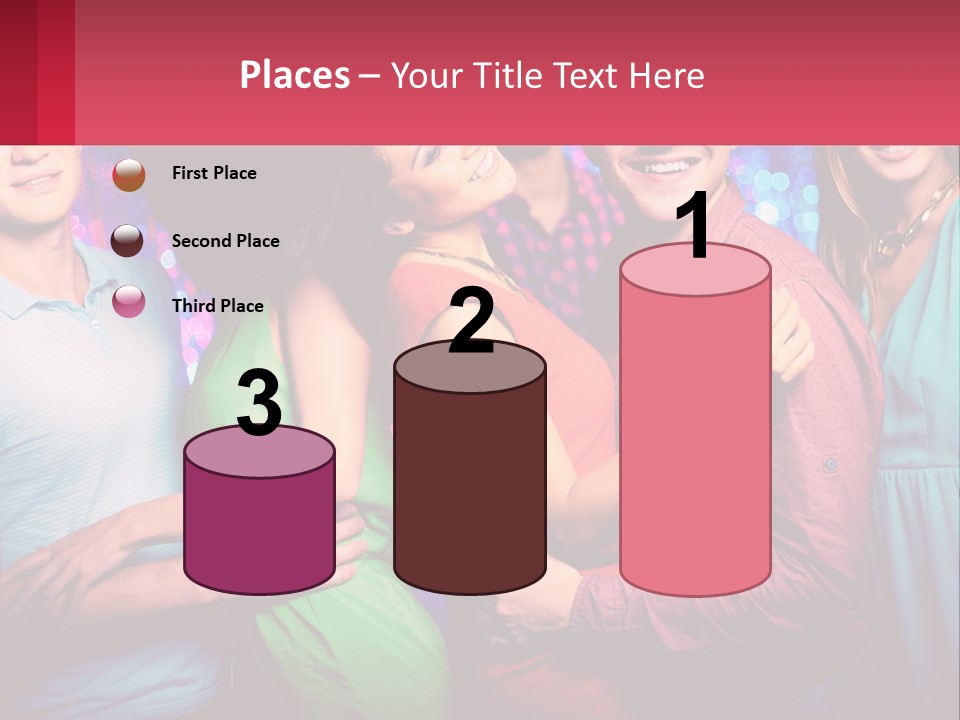 A Group Of People Standing Next To Each Other PowerPoint Template