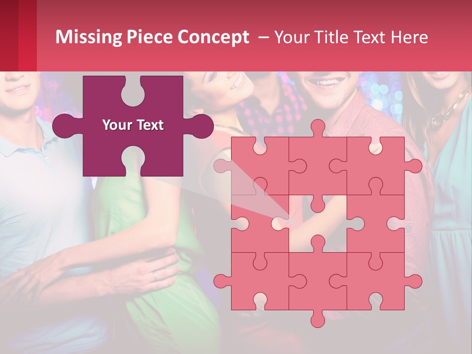 A Group Of People Standing Next To Each Other PowerPoint Template