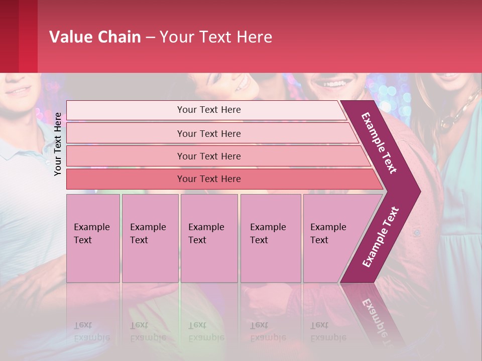 A Group Of People Standing Next To Each Other PowerPoint Template