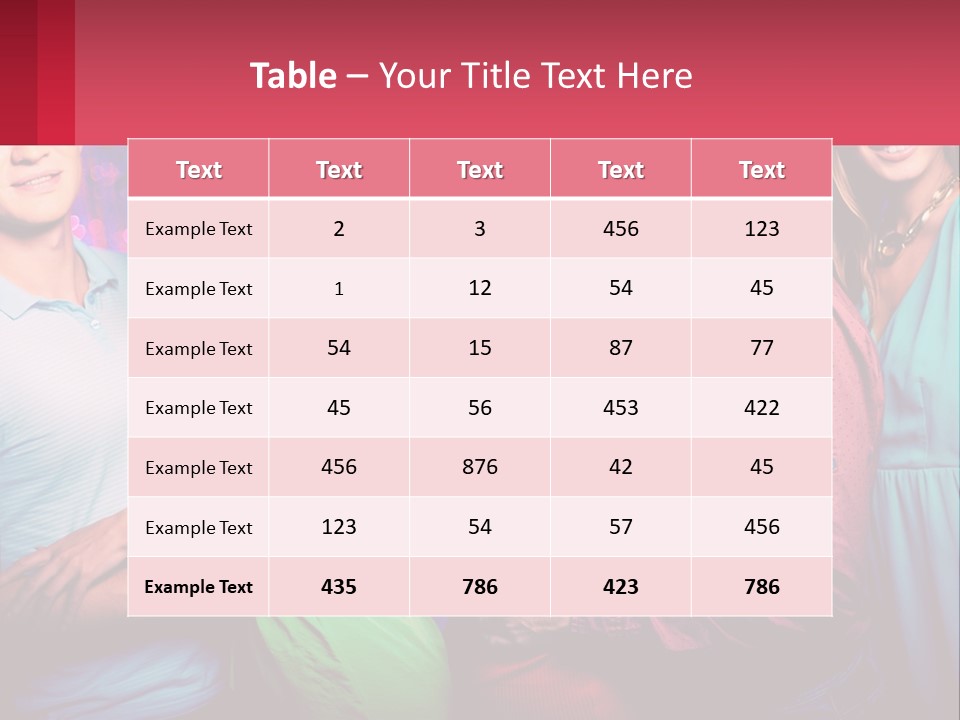 A Group Of People Standing Next To Each Other PowerPoint Template