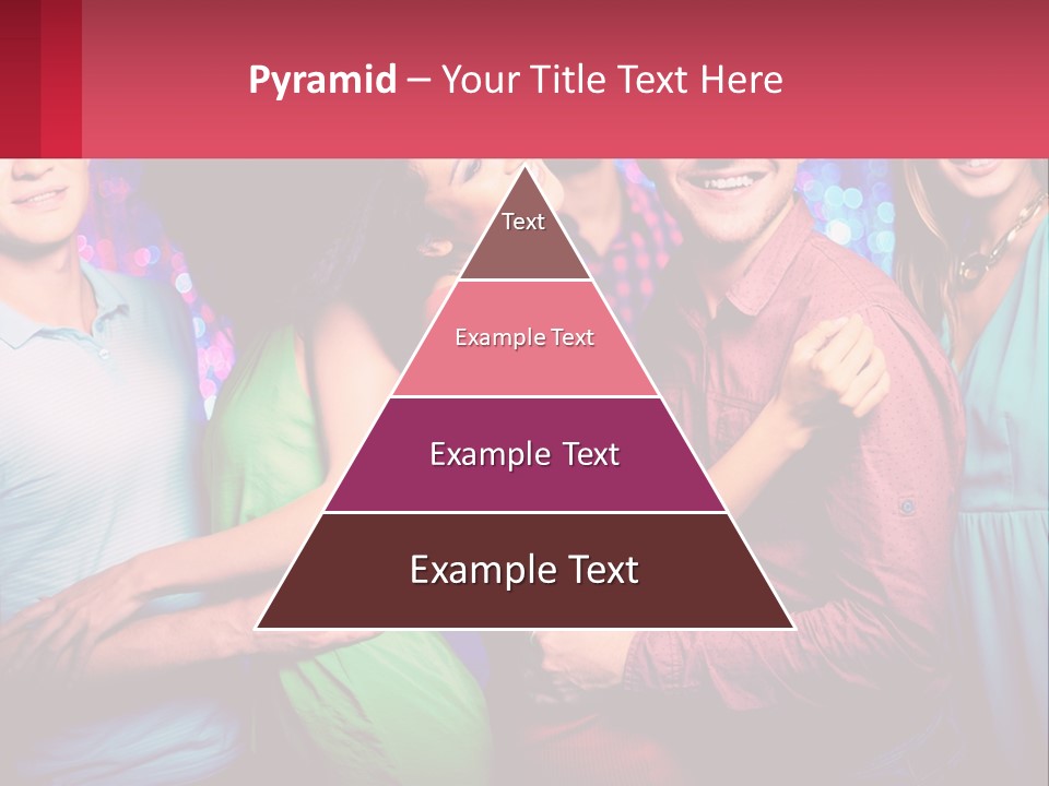 A Group Of People Standing Next To Each Other PowerPoint Template