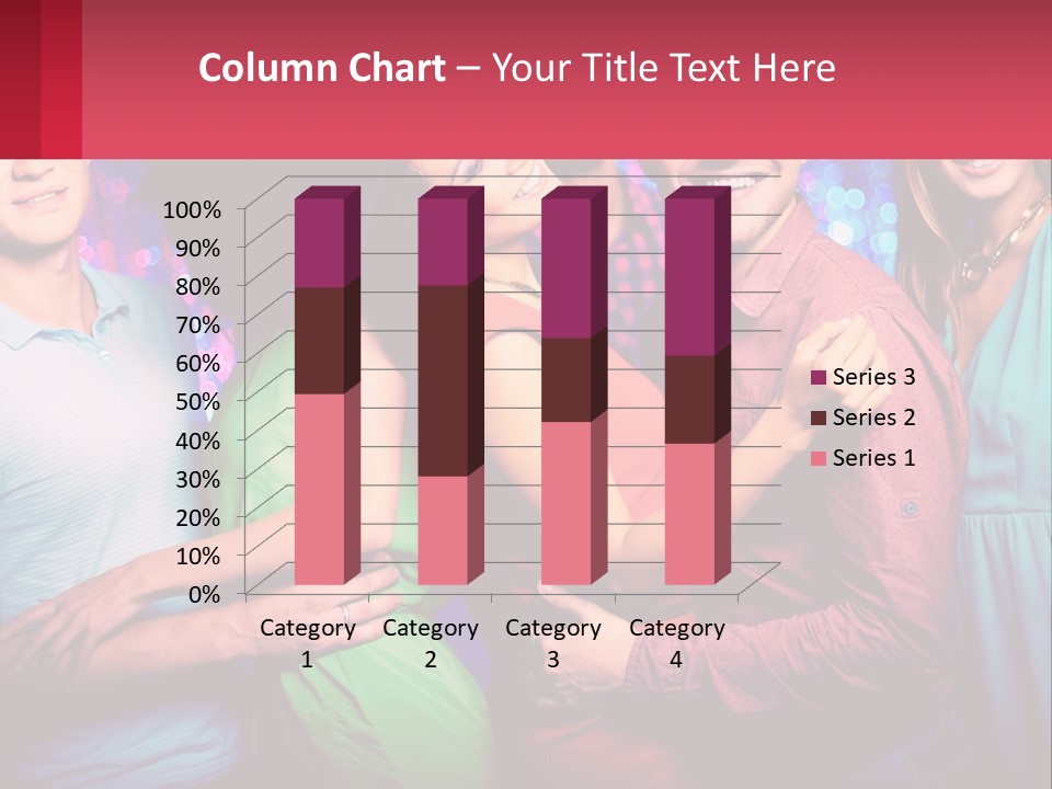 A Group Of People Standing Next To Each Other PowerPoint Template
