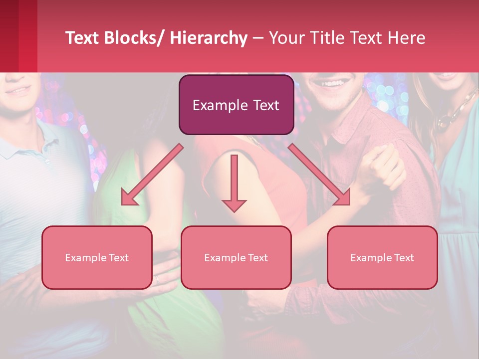 A Group Of People Standing Next To Each Other PowerPoint Template