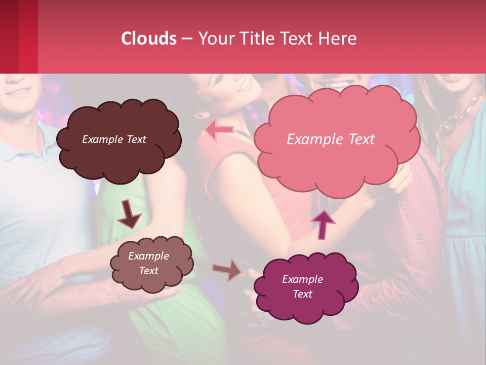 A Group Of People Standing Next To Each Other PowerPoint Template