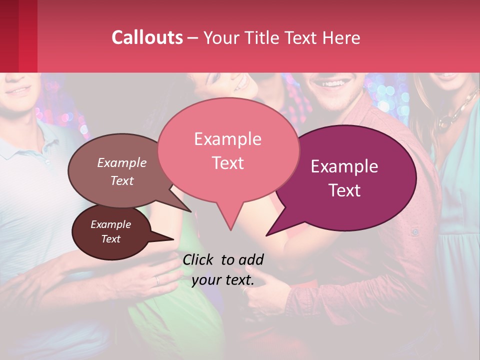 A Group Of People Standing Next To Each Other PowerPoint Template