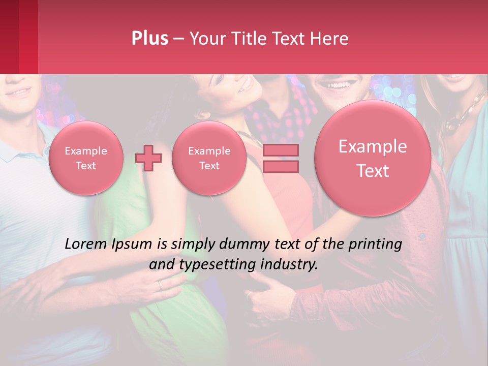 A Group Of People Standing Next To Each Other PowerPoint Template