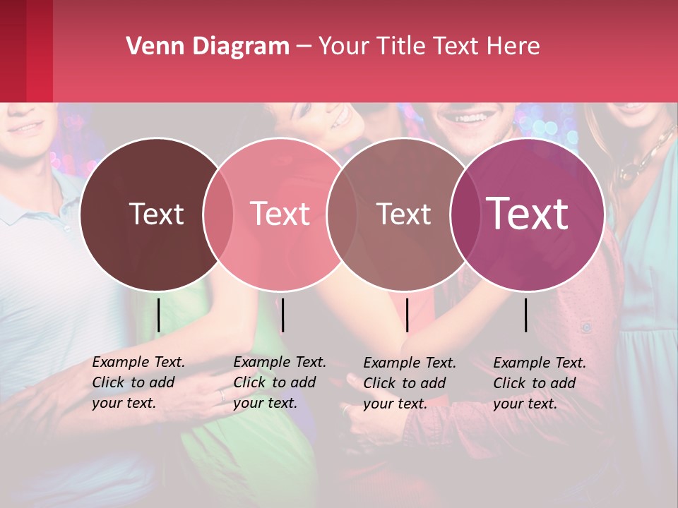 A Group Of People Standing Next To Each Other PowerPoint Template