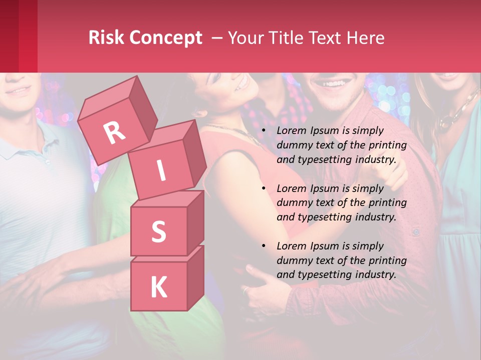 A Group Of People Standing Next To Each Other PowerPoint Template