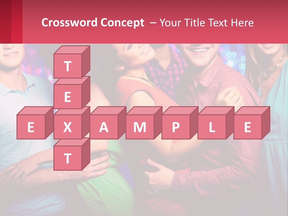 A Group Of People Standing Next To Each Other PowerPoint Template