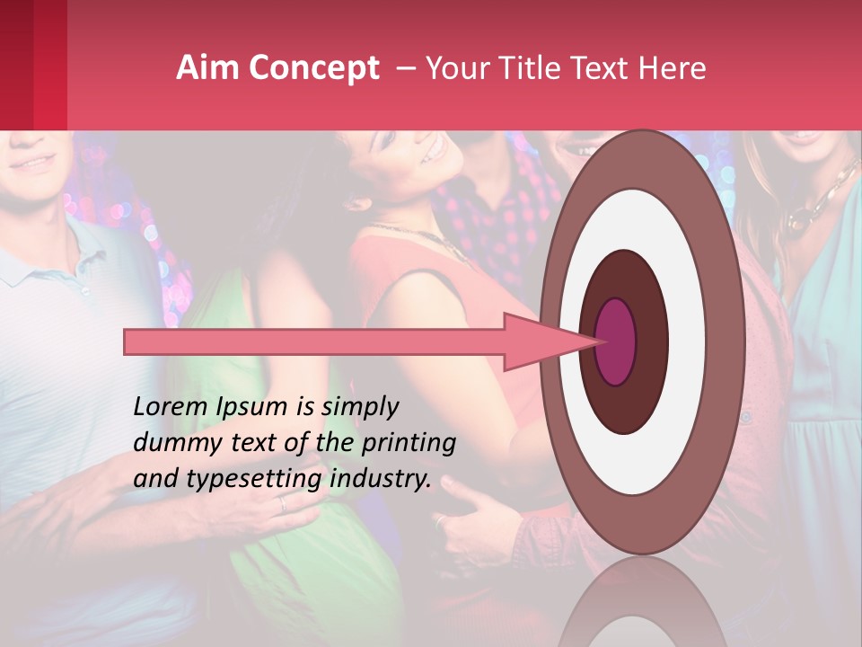 A Group Of People Standing Next To Each Other PowerPoint Template