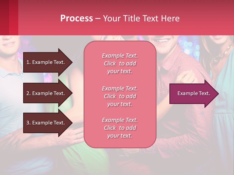 A Group Of People Standing Next To Each Other PowerPoint Template