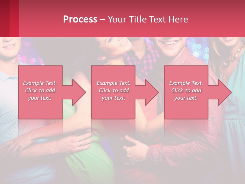 A Group Of People Standing Next To Each Other PowerPoint Template