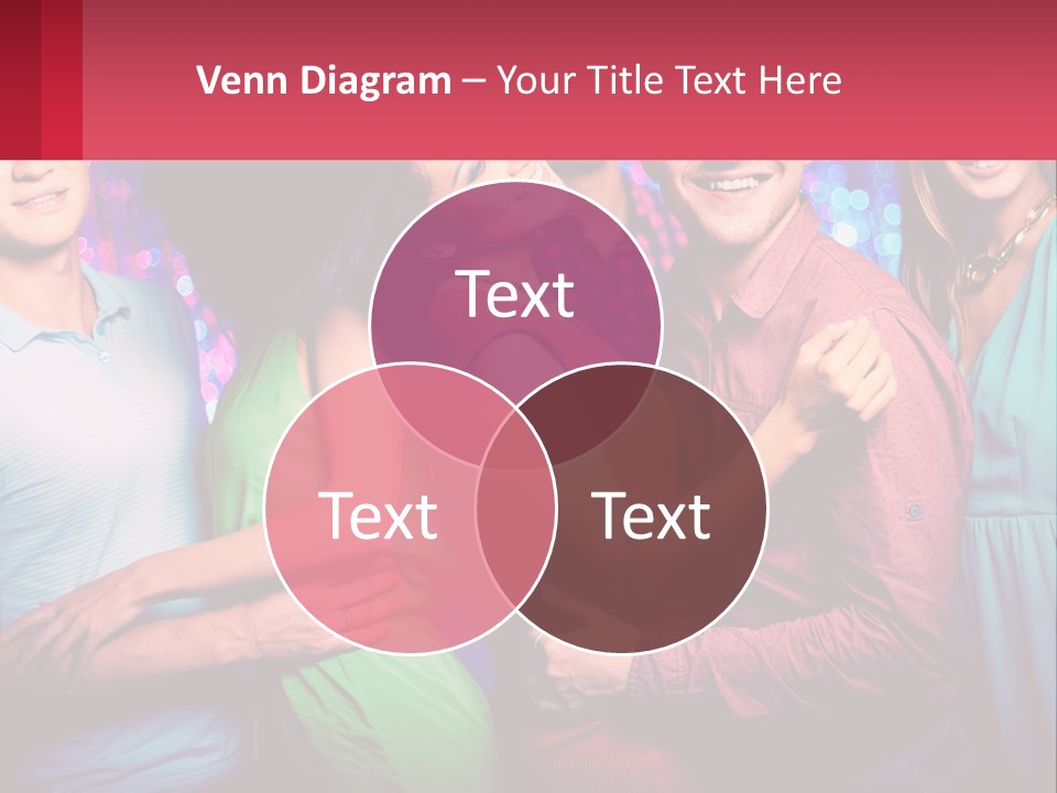 A Group Of People Standing Next To Each Other PowerPoint Template