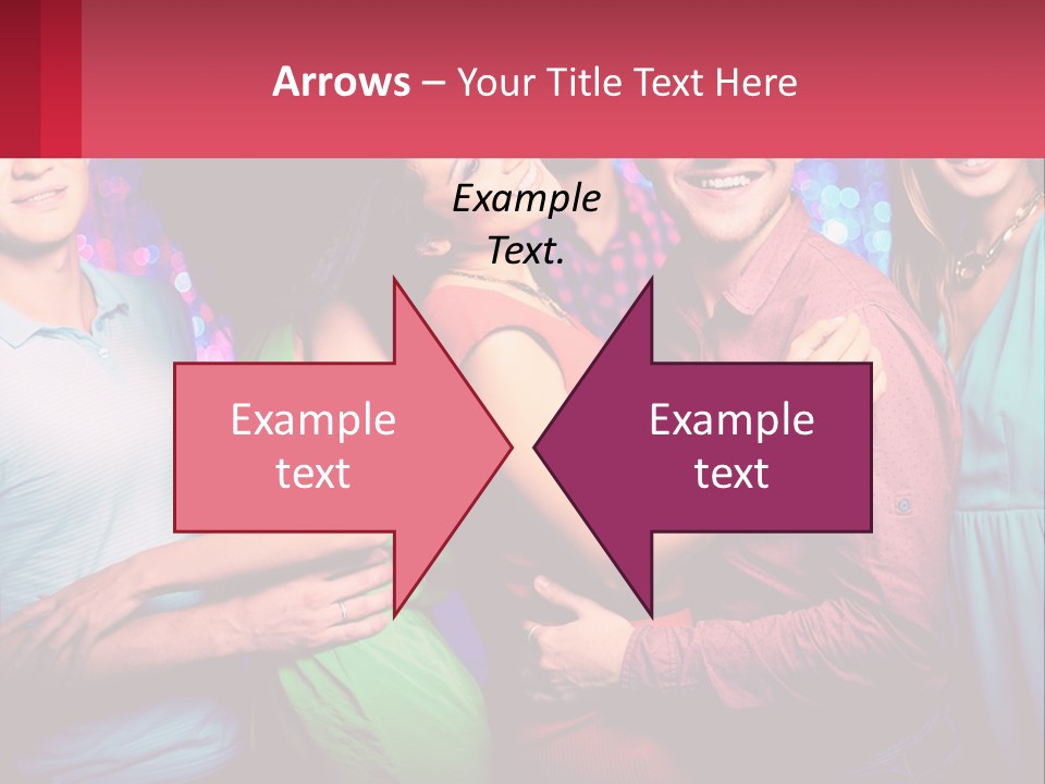 A Group Of People Standing Next To Each Other PowerPoint Template