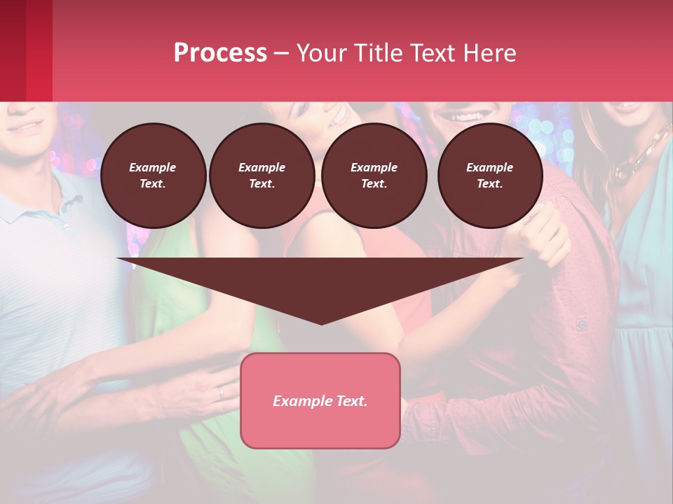 A Group Of People Standing Next To Each Other PowerPoint Template