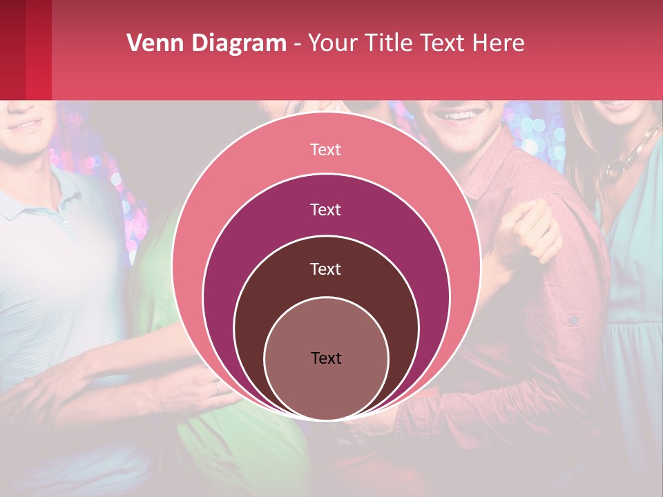 A Group Of People Standing Next To Each Other PowerPoint Template
