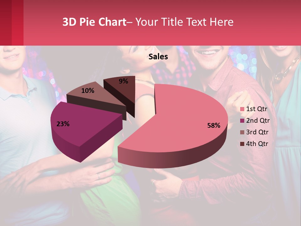 A Group Of People Standing Next To Each Other PowerPoint Template