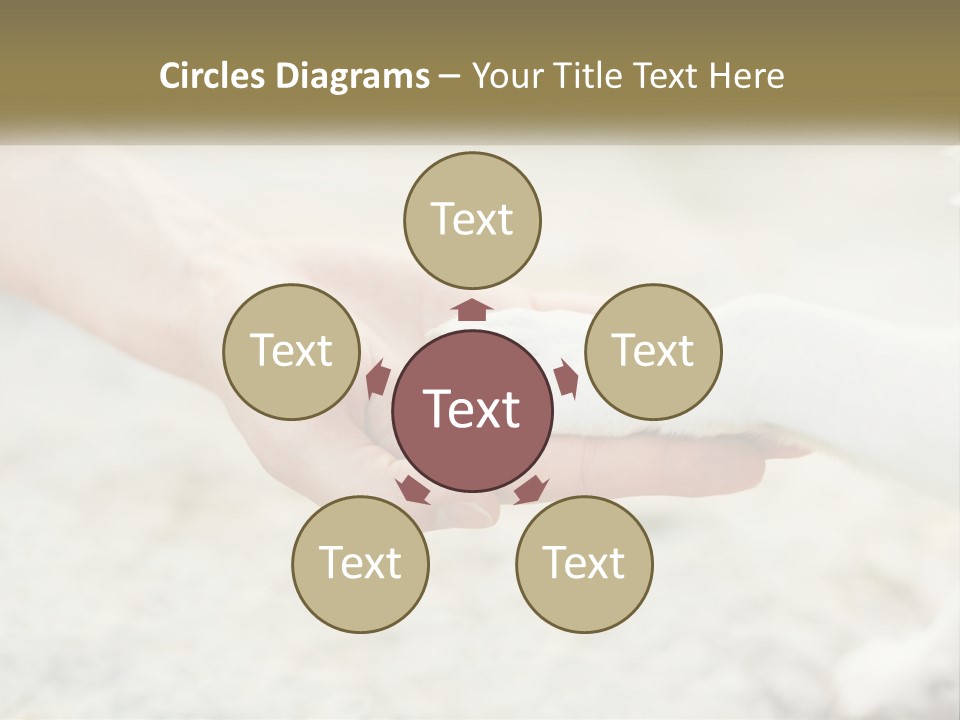 A Person Holding A Dog's Paw In Their Hand PowerPoint Template