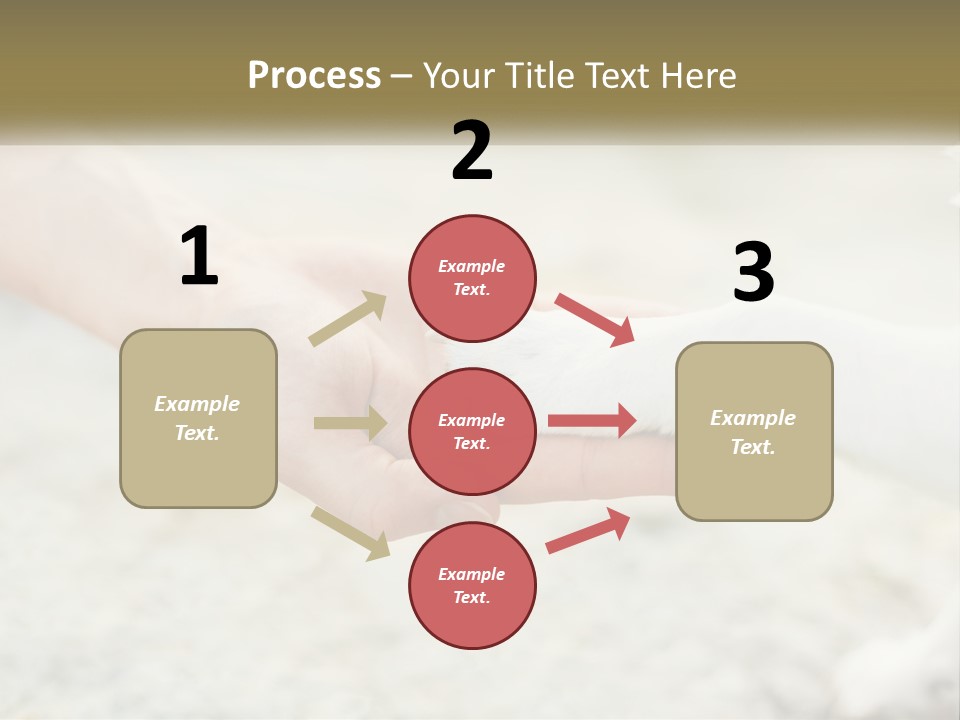 A Person Holding A Dog's Paw In Their Hand PowerPoint Template