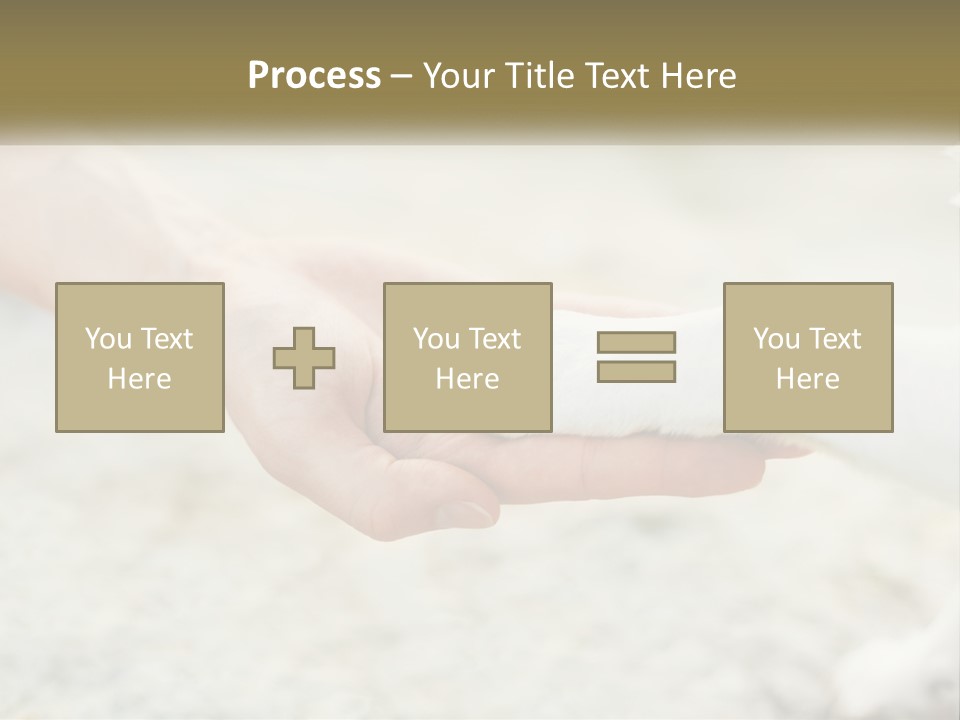 A Person Holding A Dog's Paw In Their Hand PowerPoint Template