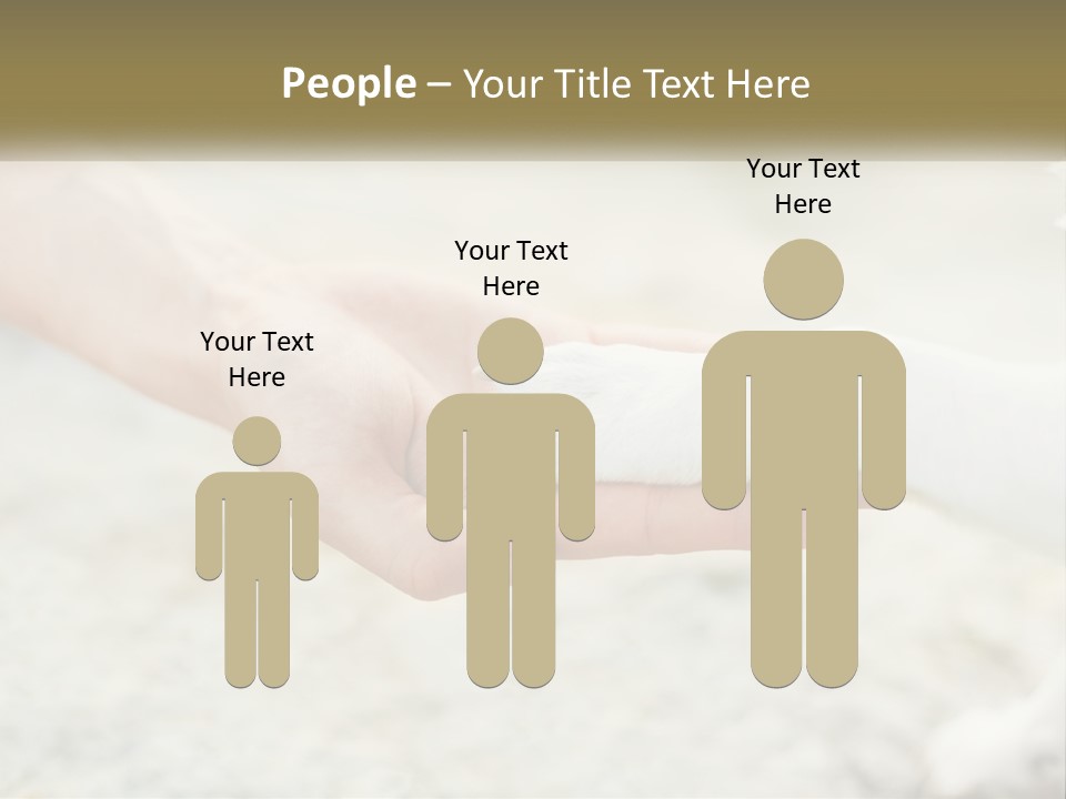 A Person Holding A Dog's Paw In Their Hand PowerPoint Template