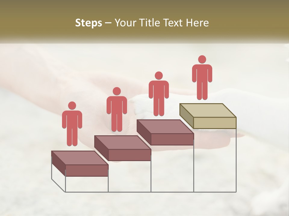 A Person Holding A Dog's Paw In Their Hand PowerPoint Template