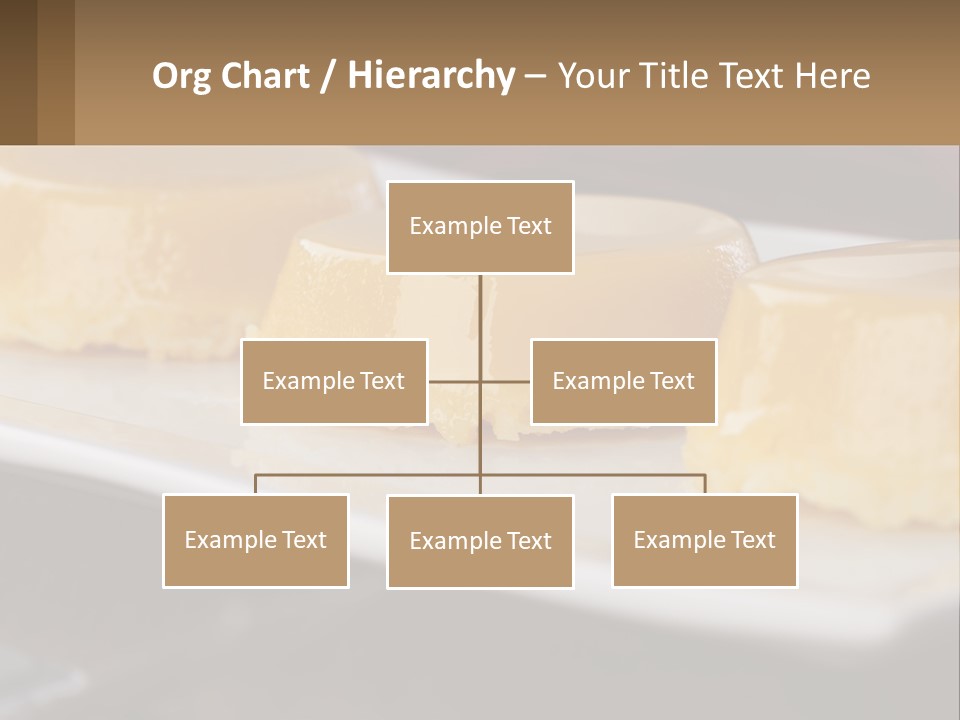 Three Desserts On A White Plate On A Table PowerPoint Template