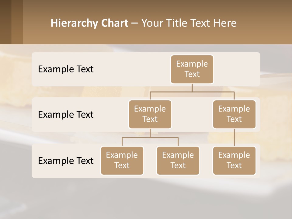Three Desserts On A White Plate On A Table PowerPoint Template