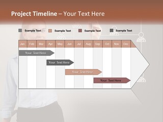 A Woman Writing On A Board With A Marker PowerPoint Template