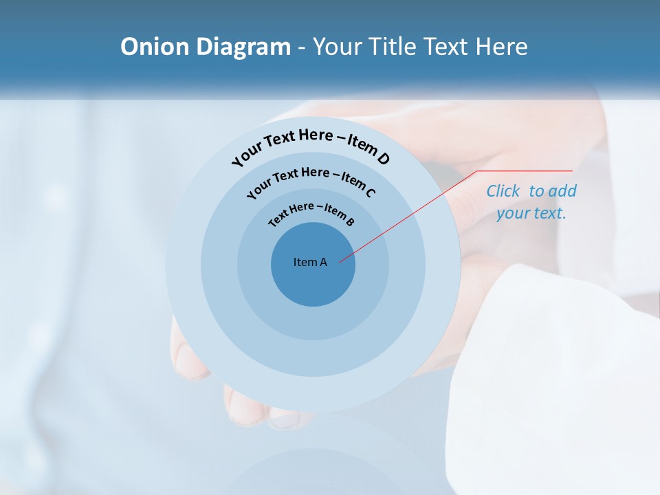 A Couple Of People Holding Hands Over Each Other PowerPoint Template