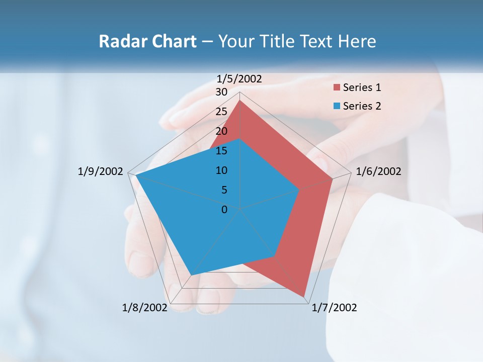 A Couple Of People Holding Hands Over Each Other PowerPoint Template