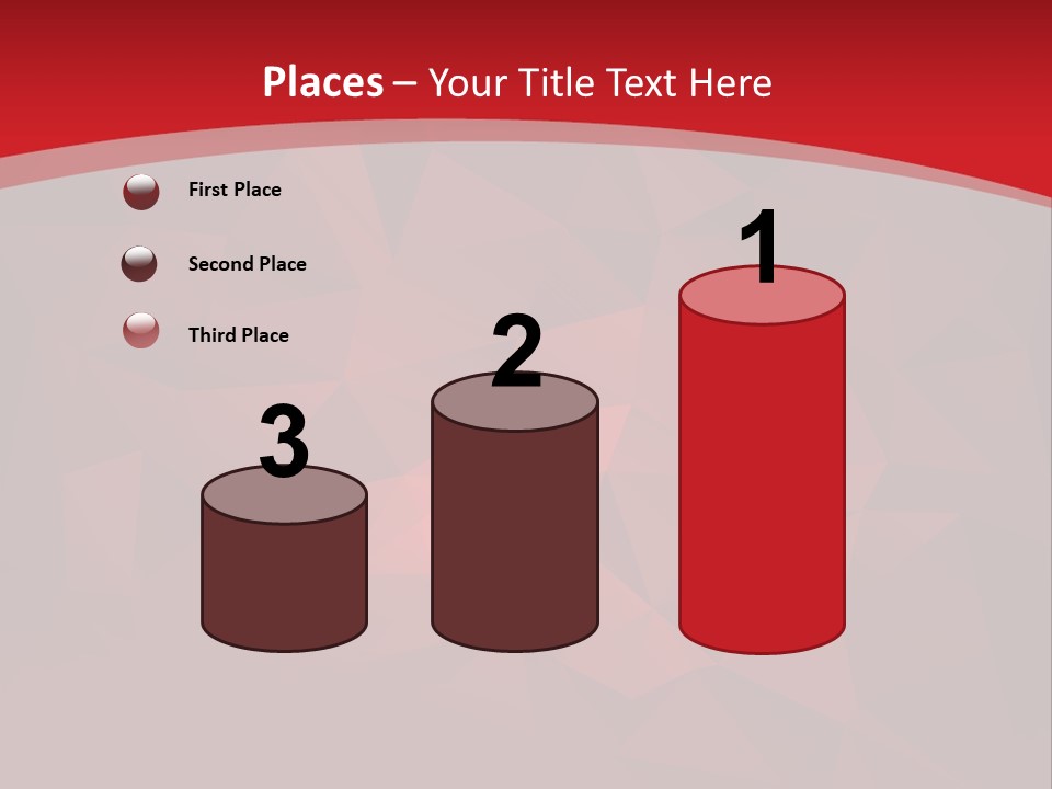 A Red Abstract Background With The Words Name Of Presentation PowerPoint Template