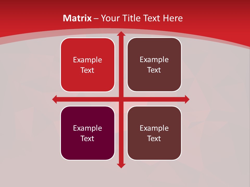 A Red Abstract Background With The Words Name Of Presentation PowerPoint Template